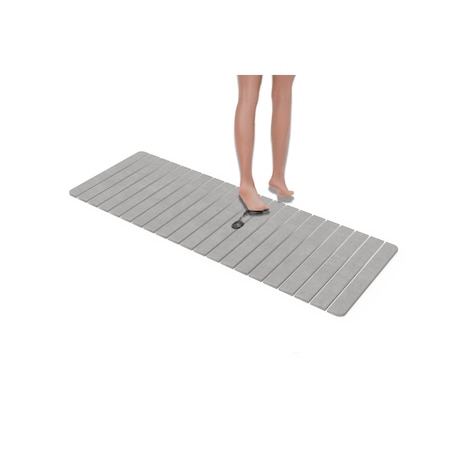 Castello Usa Diatomite Quick-Dry Stone Bath Mat - Gray, Extra Large CB-DBM-G-XL